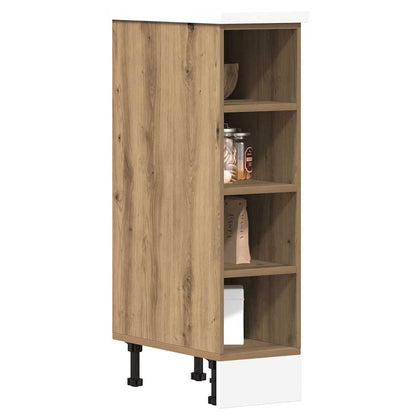 Bottom Cabinet Riga Artisan Oak 20x44.5x81.5 cm Engineered Wood