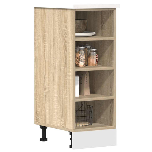 Bottom Cabinet "Riga" Sonoma Oak 30x44,5x81,5 cm Engineered Wood