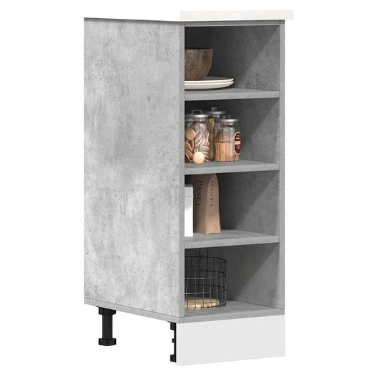 Bottom Cabinet "Riga" Concrete Grey 30x44.5x81.5 cm