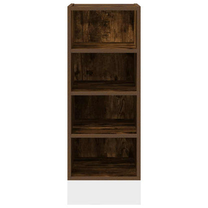 Bottom Cabinet "Riga" Smoked Oak 30x44,5x81,5 cm Engineered Wood