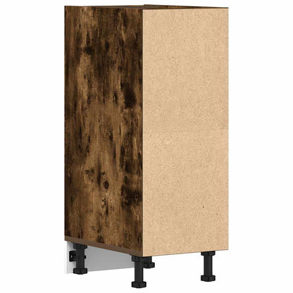 Bottom Cabinet "Riga" Smoked Oak 30x44,5x81,5 cm Engineered Wood