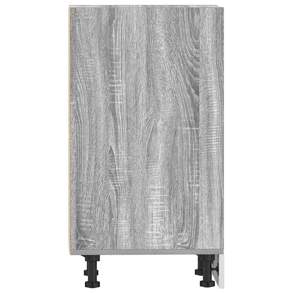 Bottom Cabinet Riga Grey Sonoma 30x44.5x81.5 cm Engineered Wood