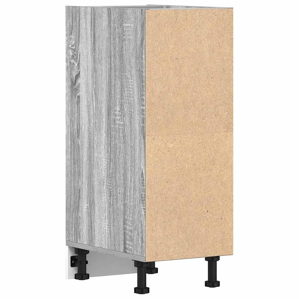 Bottom Cabinet Riga Grey Sonoma 30x44.5x81.5 cm Engineered Wood