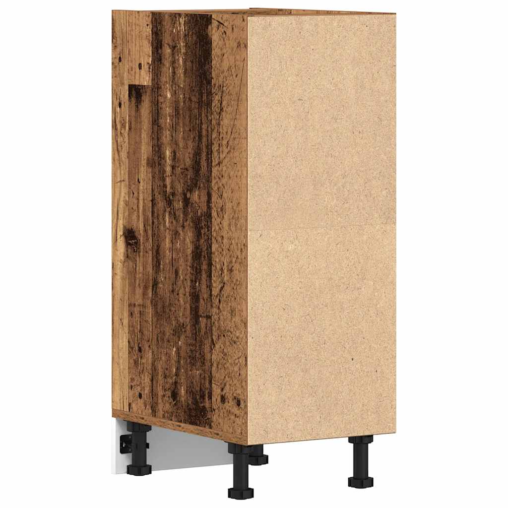 Bottom Cabinet Riga Old Wood 30x44.5x81.5 cm Engineered Wood