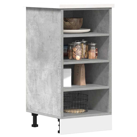 Bottom Cabinet "Riga" Concrete Grey 40x44.5x81.5 cm