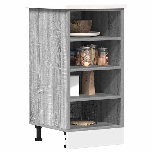 Bottom Cabinet "Riga" Grey Sonoma 40x44,5x81,5 cm Engineered Wood