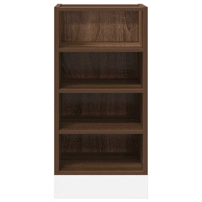 Bottom Cabinet Riga Brown Oak 40x44.5x81.5 cm Engineered Wood