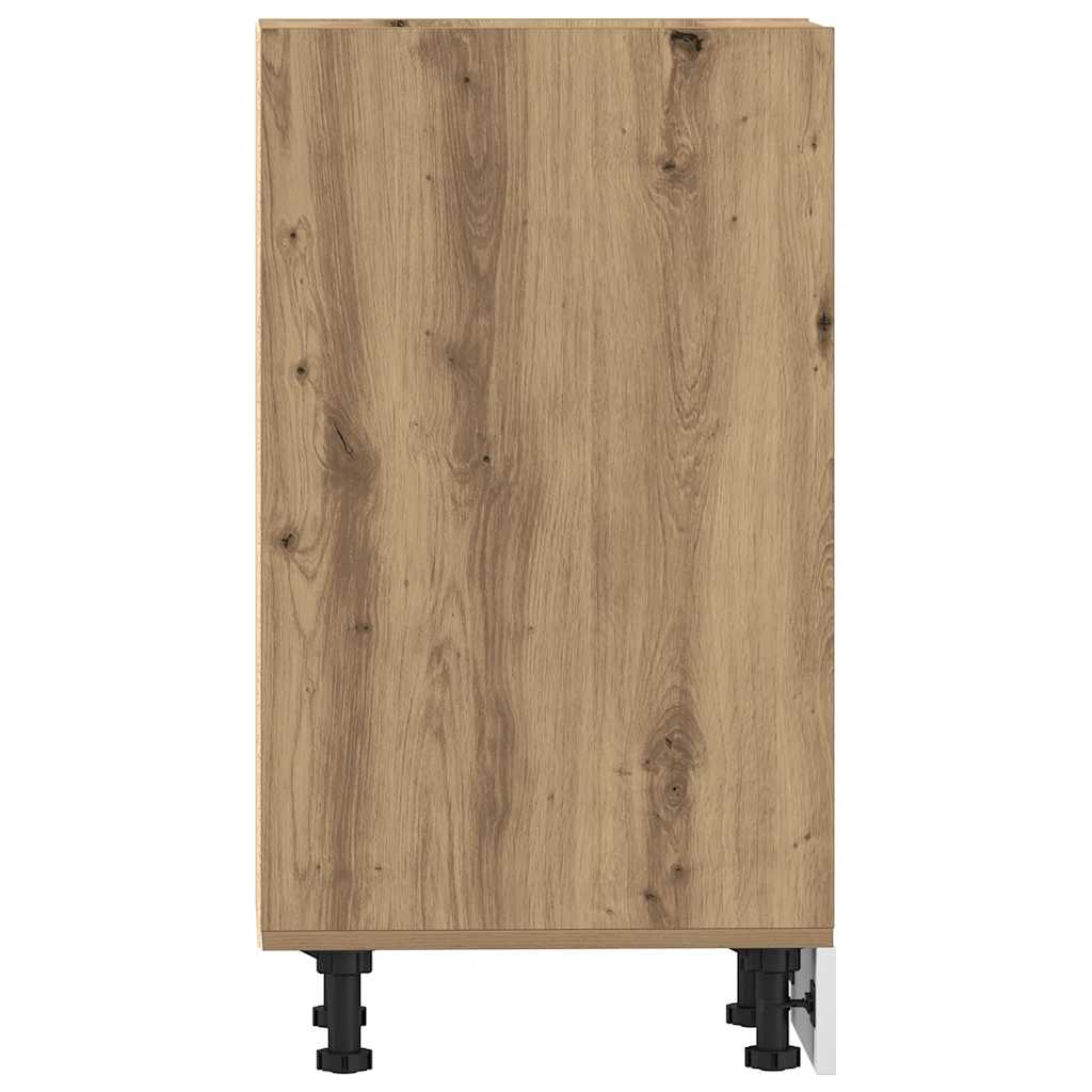 Bottom Cabinet "Riga" Artisan Oak 40x44,5x81,5 cm Engineered Wood