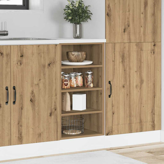 Bottom Cabinet "Riga" Artisan Oak 40x44,5x81,5 cm Engineered Wood