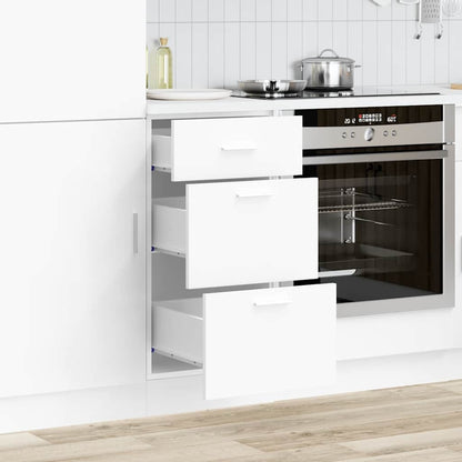 Bottom Cabinet Lyon White 40x46x81.5 cm Engineered Wood