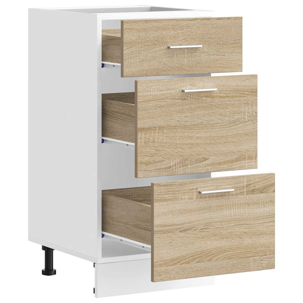 Bottom Cabinet "Lyon" Sonoma Oak 40x46x81,5 cm Engineered Wood