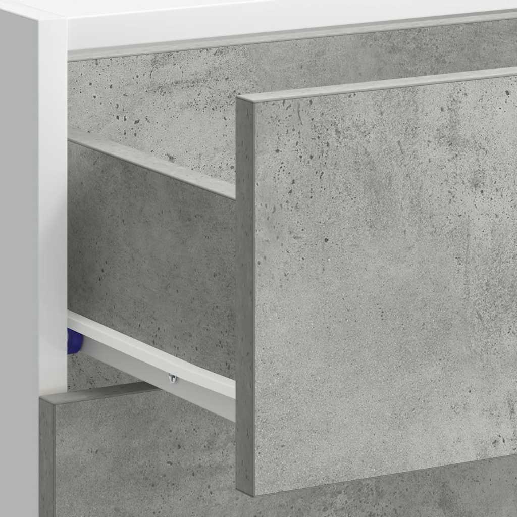 Bottom Cabinet Lyon Concrete Grey 40x46x81.5 cm Engineered Wood