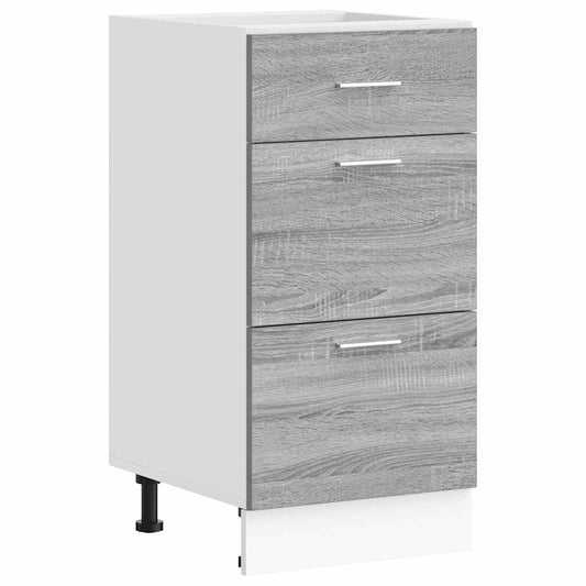Bottom Cabinet "Lyon" Grey Sonoma 40x46x81,5 cm Engineered Wood