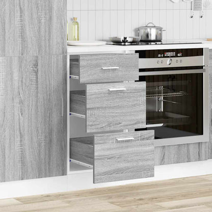 Bottom Cabinet "Lyon" Grey Sonoma 40x46x81,5 cm Engineered Wood