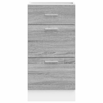 Bottom Cabinet Lyon Grey Sonoma 40x46x81.5 cm Engineered Wood
