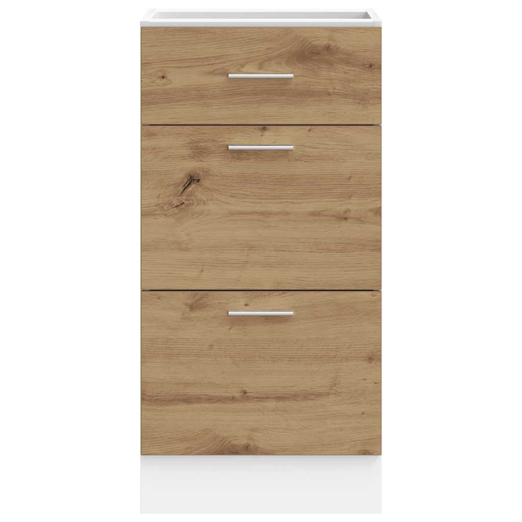 Bottom Cabinet "Lyon" Artisan Oak 40x46x81,5 cm Engineered Wood