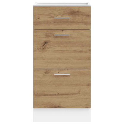 Bottom Cabinet "Lyon" Artisan Oak 40x46x81,5 cm Engineered Wood