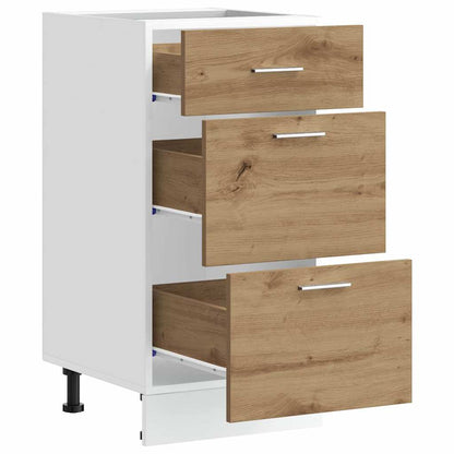 Bottom Cabinet "Lyon" Artisan Oak 40x46x81,5 cm Engineered Wood