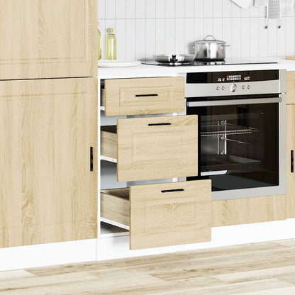 Kitchen Base Cabinet "Porto" Sonoma Oak Engineered Wood