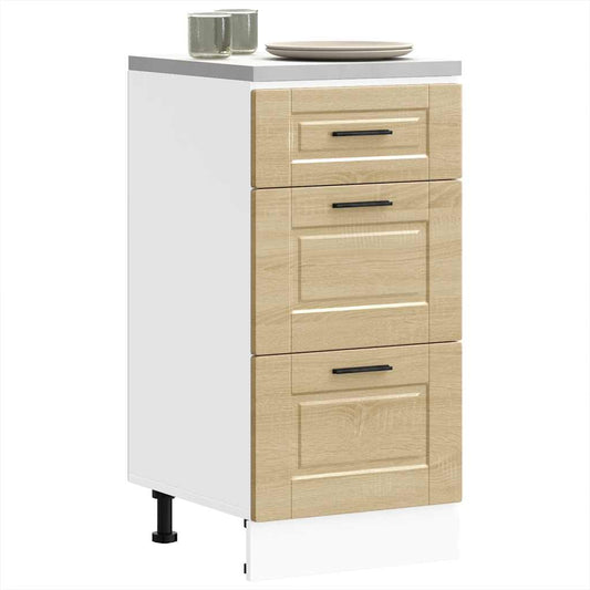 Kitchen Base Cabinet "Porto" Sonoma Oak Engineered Wood