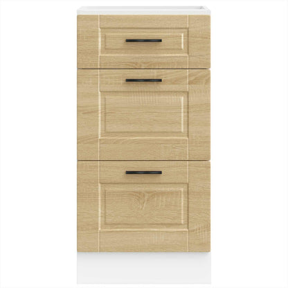 Kitchen Base Cabinet "Porto" Sonoma Oak Engineered Wood