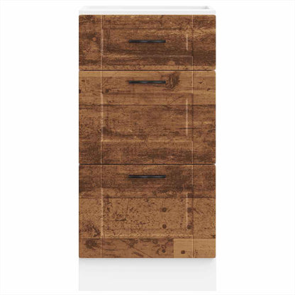 Kitchen Base Cabinet "Porto" Old Wood Engineered Wood