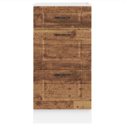 Kitchen Base Cabinet "Porto" Old Wood Engineered Wood
