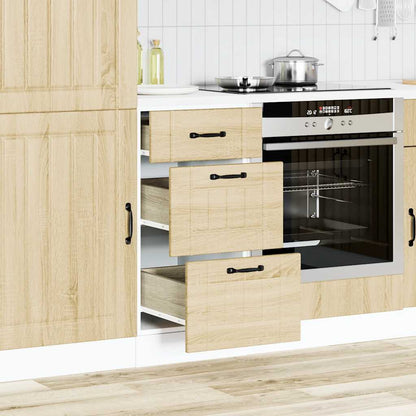 Kitchen Base Cabinet "Lucca" Sonoma Oak Engineered Wood