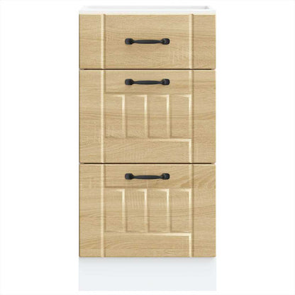 Kitchen Base Cabinet "Lucca" Sonoma Oak Engineered Wood