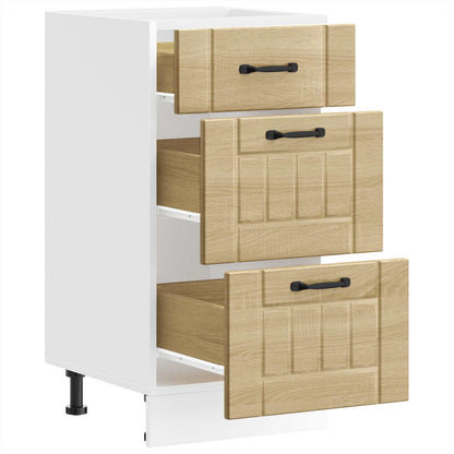 Kitchen Base Cabinet "Lucca" Sonoma Oak Engineered Wood