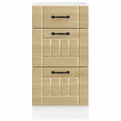 Kitchen Base Cabinet "Lucca" Sonoma Oak Engineered Wood