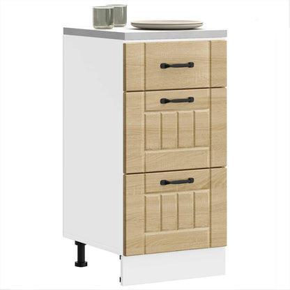Kitchen Base Cabinet "Lucca" Sonoma Oak Engineered Wood