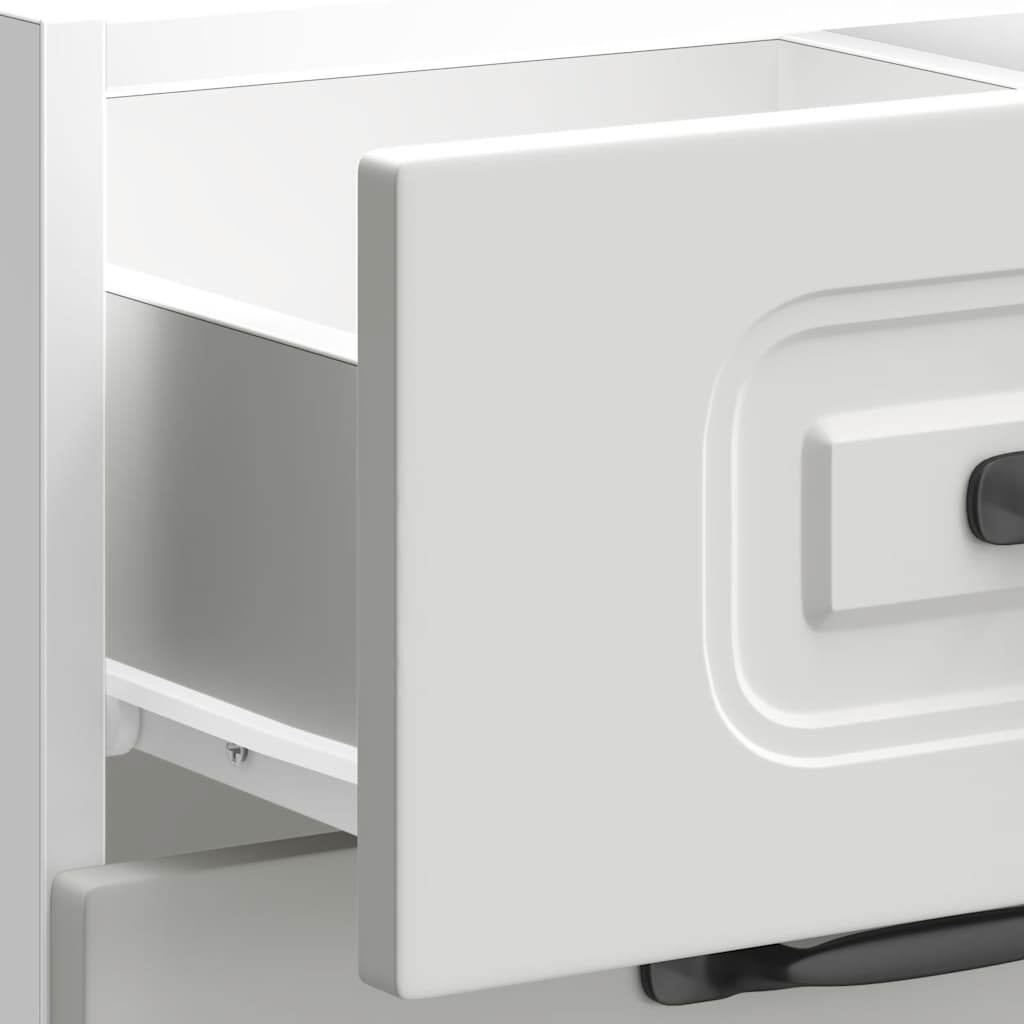 Kitchen Base Cabinet "Kalmar" White Engineered Wood