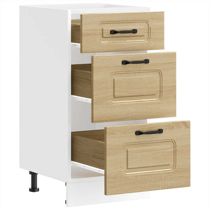 Kitchen Base Cabinet "Kalmar" Sonoma Oak Engineered Wood