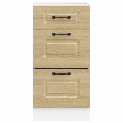 Kitchen Base Cabinet "Kalmar" Sonoma Oak Engineered Wood