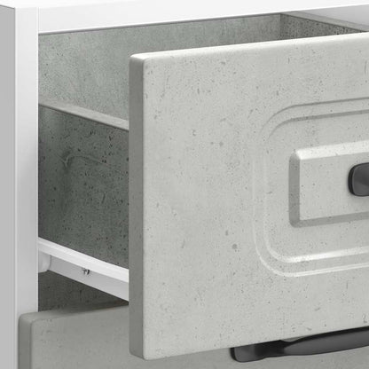 Kitchen Base Cabinet "Kalmar" Concrete Grey Engineered Wood