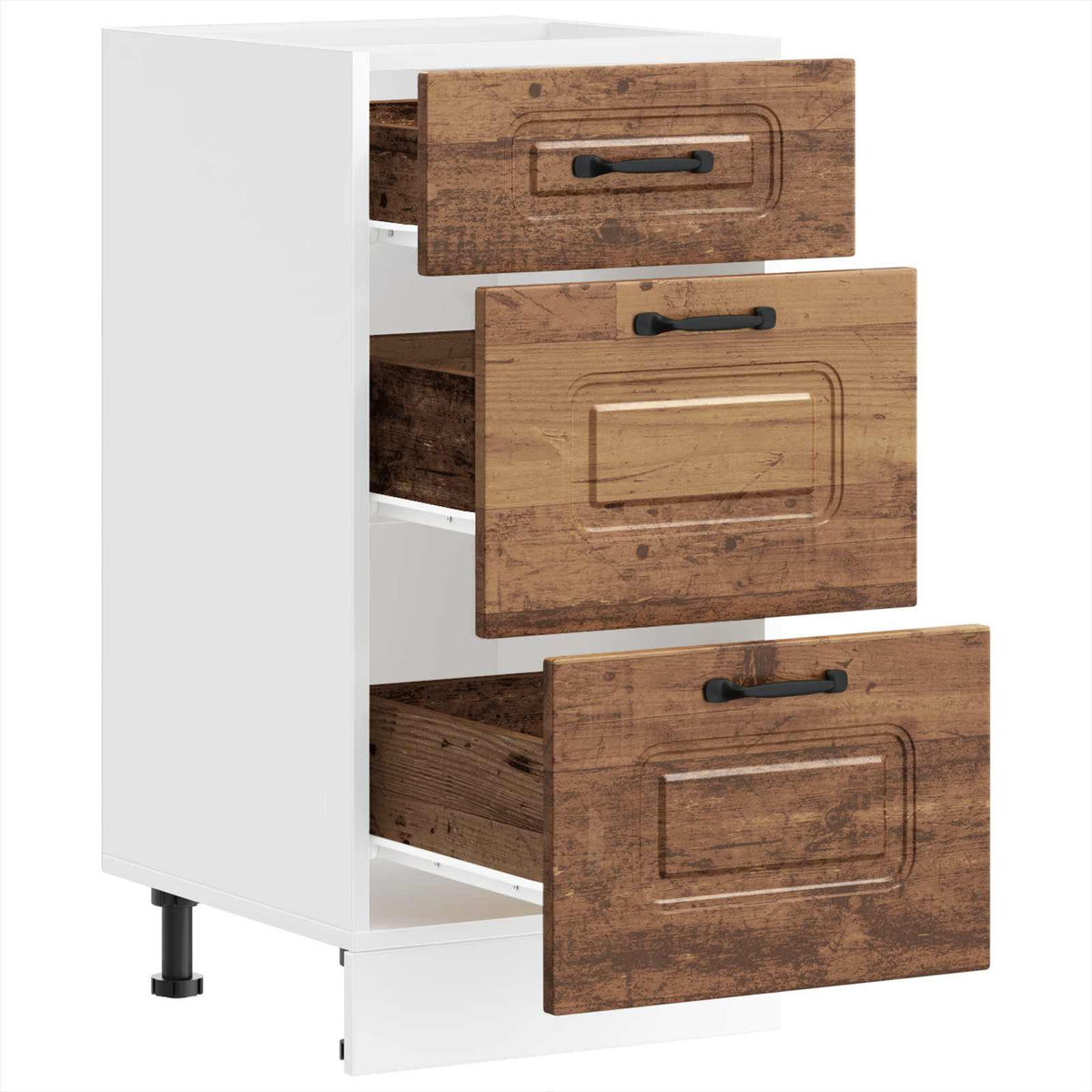 Kitchen Base Cabinet "Kalmar" Old Wood Engineered Wood