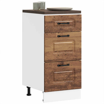 Kitchen Base Cabinet "Kalmar" Old Wood Engineered Wood