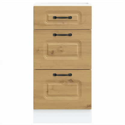 Kitchen Base Cabinet "Kalmar" Artisan Oak Engineered Wood