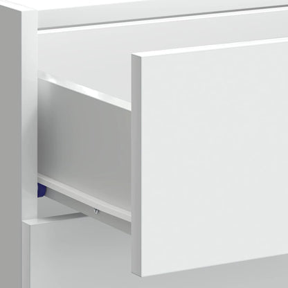 Kitchen Base Cabinet "Lyon" White Engineered Wood