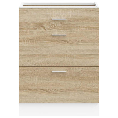 Kitchen Base Cabinet "Lyon" Sonoma Oak Engineered Wood