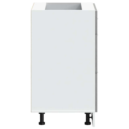 Kitchen Base Cabinet Lyon Grey Sonoma Engineered Wood