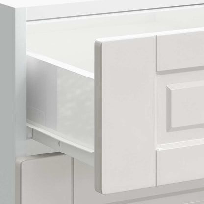 Kitchen Base Cabinet "Porto" High Gloss White Engineered Wood