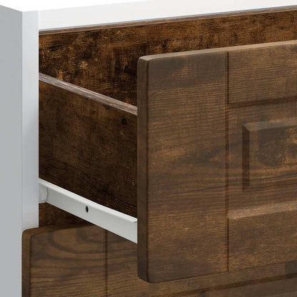 Kitchen Base Cabinet "Porto" Smoked Oak Engineered Wood