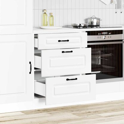 Kitchen Base Cabinet "Kalmar" White Engineered Wood
