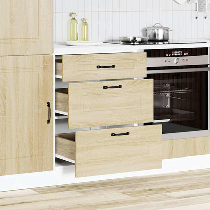 Kitchen Base Cabinet "Kalmar" Sonoma Oak Engineered Wood