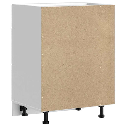 Kitchen Base Cabinet "Kalmar" Grey Sonoma Engineered Wood