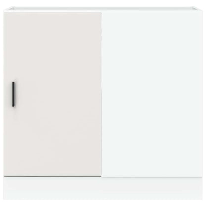 Kitchen Base Cabinet Lyon White Engineered Wood