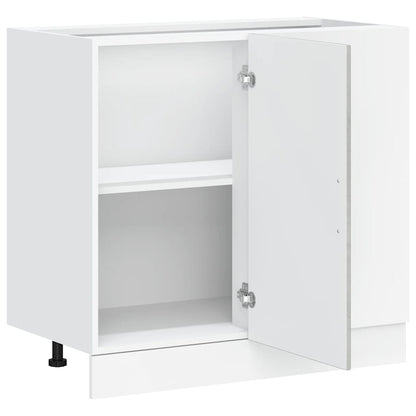 Kitchen Base Cabinet "Lyon" Concrete Grey Engineered Wood