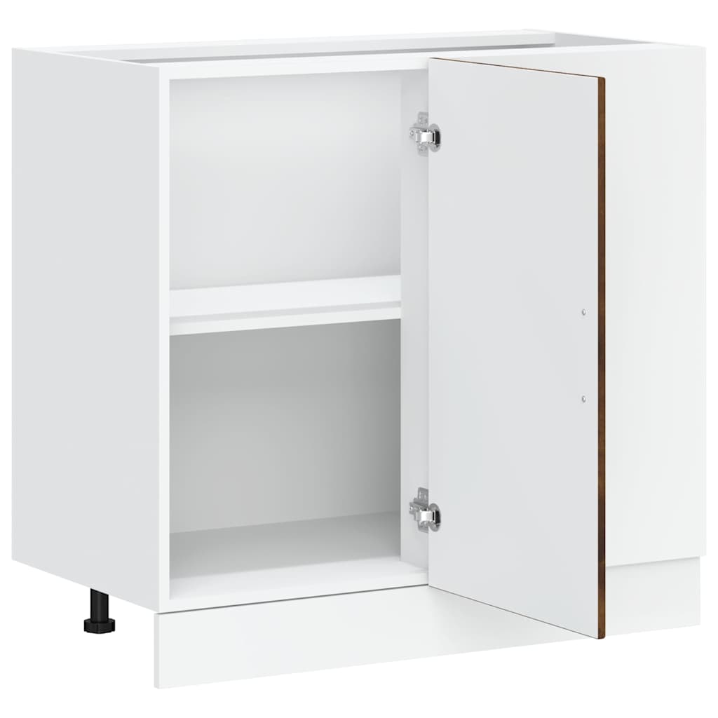 Kitchen Base Cabinet Lyon Smoked Oak Engineered Wood